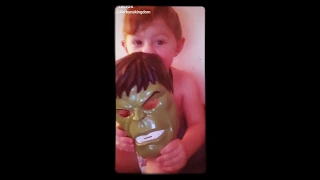 Ryan's world hulk smash transformation