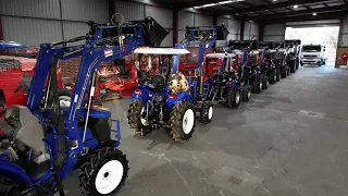 8 x TRIDENT & LOVOL tractors with massive implements for Monday delivery.