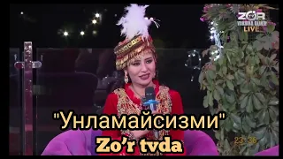 Dilnoza Artikova - Zo’r tvda «Унламайсизми» курсатуви