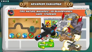 BTD6 Advanced Challenge (Offline) | Fire, Nature, Machine? | 20 June 2020