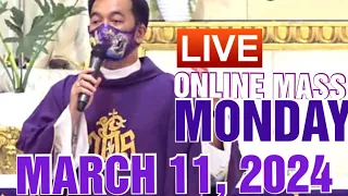 QUIAPO CHURCH LIVE MASS TODAY REV FR DOUGLAS BADONG MARCH 11,2024