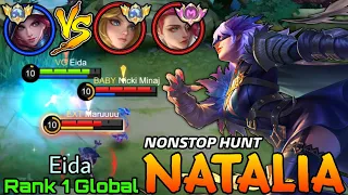 Natalia VS Top Global Edith & Supreme Lesley - Top 1 Global Natalia by Eida - Mobile Legends