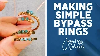 How to Make Simple Bypass Rings | Jewelry 101