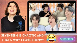 Seventeen attempting to play the whisper game (and failing) | Reaction by Ninia MK 🎧