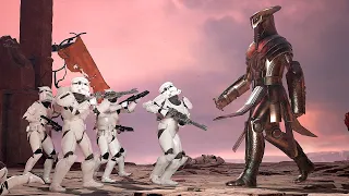 Phase 1 Clone Troopers vs Tomb Guardians - STAR WARS JEDI FALLEN ORDER NPC Wars