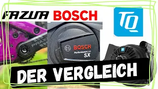 E-MTB Motoren Vergleich: Warum der Bosch SX +Fazua Ride 60, der TQ E-Light in den Schatten stellen?