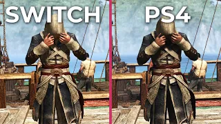 Assassin's Creed 4 Black Flag – SWITCH vs. PS4 Graphics Comparison
