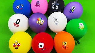 Numberblocks & Alphablocks – Looking 1000 000 Orbeez Put Inside Balloons! Relaxing Video ASMR