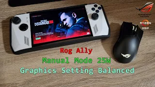 Call of Duty Modern Warfare 3 Campaign Early Access - Rog Ally Manual Mode 25W 1080P