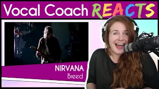 Vocal Coach reacts to Nirvana - Breed (Kurt Cobain Live)