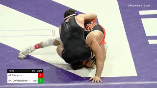 125 LBS #3 Pat Glory (Princeton) vs #11 Michael DeAugustino (Northwestern) | 2019 Midlands Champions