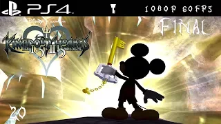 [PS4 1080p 60fps] Kingdom Hearts Walkthrough Part 20 Final Boss & Ending - KH HD 1.5 + 2.5 Remix