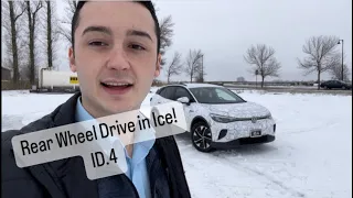 ID.4 Rear Wheel Drive! Testing in snow/ice in Idaho winters.