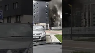 Пожар в Солнечом г Екатеринбург