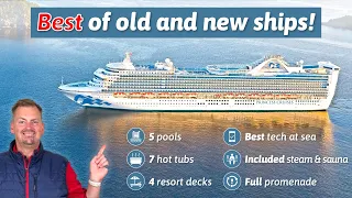 Caribbean Princess offers the best of older and newer ships