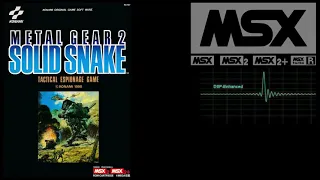 MSX Soundtrack Metal Gear 2 Track 28 Wavelet  Conversation Demo  Sorrow   DSP Enhanced