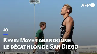 JO : Kevin Mayer abandonne le décathlon de San Diego | AFP