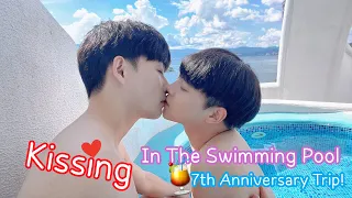 Kissing In The Swimming Pool 🍹💕Our 7th Anniversary Trip!!