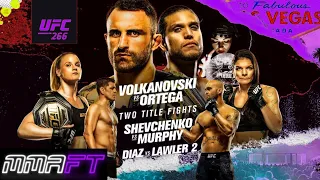 UFC 266 Alexander Volkonovski VS Brian Ortega Full card breakdown predictions & betting