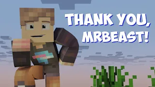 "THANK YOU, MrBeast" - 🎵🔥 A Minecraft Short Music Video 🔥🎵