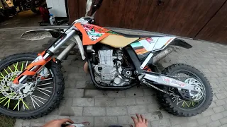 Wyciek spod zębatki zdawczej naprawa ktm exc 450 08-11r