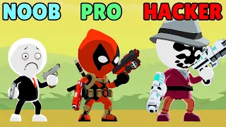 NOOB vs PRO vs HACKER in Johnny Trigger