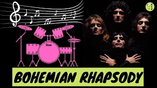 Bohemian Rhapsody - Queen || FREE drum sheet music/score and drum cover