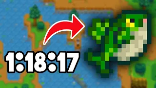 I Caught Stardew's Hardest Fish as Fast as Possible