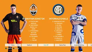 Shakhtar Donetsk vs Inter Milan | UEFA Champions League UCL | eFootball PES 2021