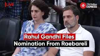 Rahul Gandhi Files Nomination From Raebareli Lok Sabha Seat