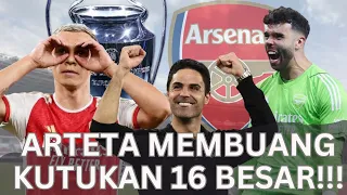 Lolos!! Arsenal Berhasil Membuang Kutukan 16 Besar Liga Champions