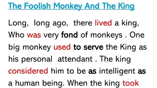 Short English story || English speaking || Spoken English II Vocabulary|| Grammar ll Moral story