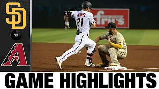 Padres 대 D-backs 경기 하이라이트(4/8/22) | MLB 하이라이트