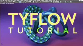 Tyflow extrude / Data channels / OSL Basic tutorial