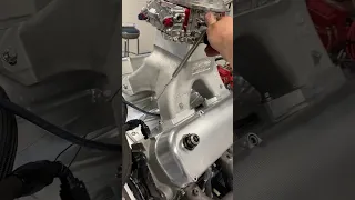 First fire up 455” W8 wedge Mopar drag race engine.