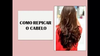 🌟 ✂ Como cortar o cabelo em camada sem tirar o comprimento em casa -   CUT HAIR  | DIY | Drica Pires