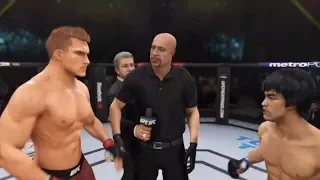 Ivan Drago vs. Bruce Lee (EA sports UFC 3) - CPU vs. CPU - Crazy UFC 👊🤪