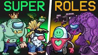 *NEW* RANDOM IMPOSTER vs SUPER ROLES in Among Us?!