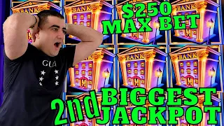 2nd BIGGEST JACKPOT Of My Life On Piggy Bankin Slot Machine