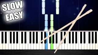 CHOPSTICKS - SLOW EASY Piano Tutorial by PlutaX