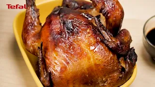 Roasted Chicken - Tefal Easy Fry Deluxe Air Fryer EY401