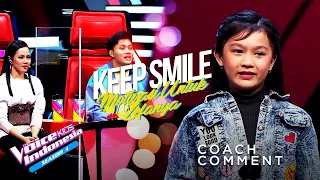 Coach Beri Masukan Kepada Zefanya | Blind Auditions | The Voice Kids Indonesia Season 4 GTV 2021