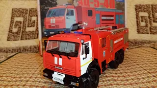 Распаковка AVD Models пожарный Камаз-43118 (Ац-5-40)