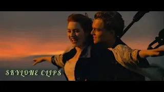 Titanic- I'm flying scene | jack and rose romantic scene #movieclips #scenes