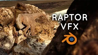 Jurassic Park Raptor Blender VFX Test