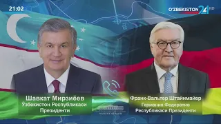 Германия Президенти Ўзбекистон етакчиси ва кўп миллатли халқини Мустақиллик куни билан табриклади