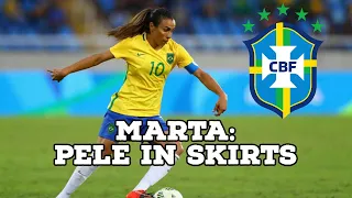 Marta-Pele In Skirts | AFC Finners | Football History Documentary