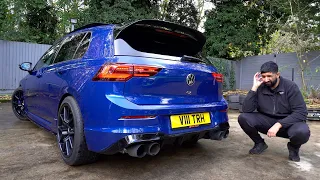 My VW MK8 GOLF R gets a NEW EXHAUST! (OPF Delete)