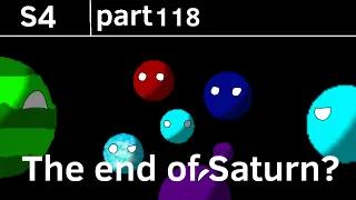 Alternative future of the solar system S4 part 118 The end of Saturn? 118/240