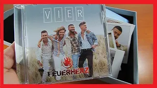 FEUERHERZ -  VIER  -  LIMITIERTE  FANBOX -  SCHLAGER UNBOXING